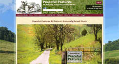 Desktop Screenshot of peacefulpastures.com